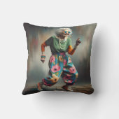 踊りヒップスターおばあちゃん クッション (裏面)