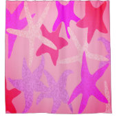 踊りヒトデシャワーカーテン シャワーカーテン (正面)