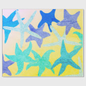 踊りヒトデ包装紙 ラッピングペーパー (フラット)