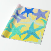 踊りヒトデ包装紙 ラッピングペーパー (アンロールド)