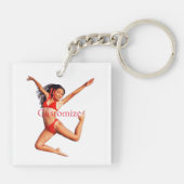 踊りビキニモデルサンダー_コーブ キーホルダー (裏面)
