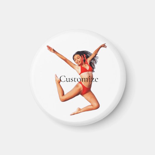 踊りビキニモデルサンダー_コーブ マグネット (正面)