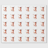 踊りビキニモデルサンダー_コーブ ラッピングペーパー (フラット)