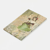 踊りビクトリアンガールグリーンサンパトリックの日 ポストイット (アングル)