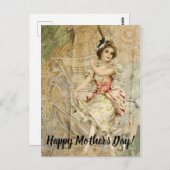 踊りビクトリアンガールシート音楽 ポストカード (正面/裏面)