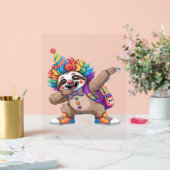 踊りピエロダビングハ不気味ロウィーンスロスオーバー アクリルサイン (ウェディング)