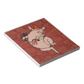 踊りピグアンティークキュートダンサー ノートパッド (アングル)