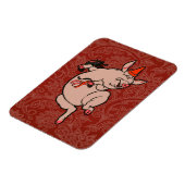 踊りピグアンティークキュートダンサー マグネット (左側)