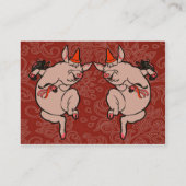 踊りピグアンティークキュートダンサー 名刺 (裏面)