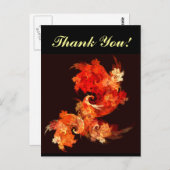 踊りファイアバードありがとうはがき ポストカード (正面/裏面)