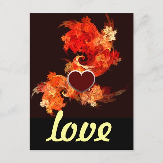 踊りファイアバード愛はがき ポストカード (正面)