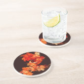 踊りファイアバード抽象芸術アートサンドストーンコースター コースター (側面)