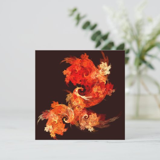 踊りファイアバード抽象芸術アート (スタンド正面)