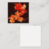 踊りファイアバード抽象芸術アート エンクロージャーカード (正面/裏面)