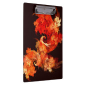 踊りファイアバード抽象芸術アート クリップボード (右)