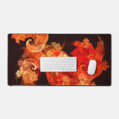踊りファイアバード抽象芸術アート デスクマット (キーボード&マウス)