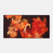 踊りファイアバード抽象芸術アート デスクマット (正面)
