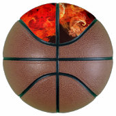 踊りファイアバード抽象芸術アート バスケットボール (右)