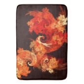 踊りファイアバード抽象芸術アート バスマット (正面縦)