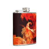 踊りファイアバード抽象芸術アート フラスク (右)