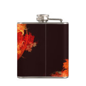 踊りファイアバード抽象芸術アート フラスク (裏面)