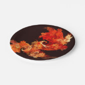 踊りファイアバード抽象芸術アート ペーパープレート (アングル)