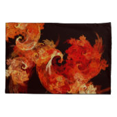 踊りファイアバード抽象芸術アート 枕カバー (裏面)