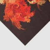 踊りファイアバード抽象芸術アート 薄葉紙 (詳細)