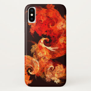 踊りファイアバード抽象芸術アート iPhone X ケース