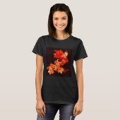 踊りファイアバード抽象芸術アート Tシャツ (正面フル)