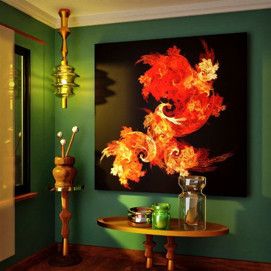 踊りファイアバード抽象芸術キャンバスプリントプリント キャンバスプリント