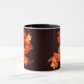 踊りファイアバード抽象芸術コーヒーマグ マグカップ (中央)