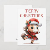 踊りフォール – クリスマスカード (正面/裏面)