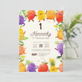 踊りフルーツバースデーパーティー 招待状 (スタンド正面)