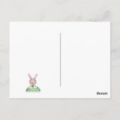 踊りフロッグハッピーアニバーサリーポストカード ポストカード (裏面)