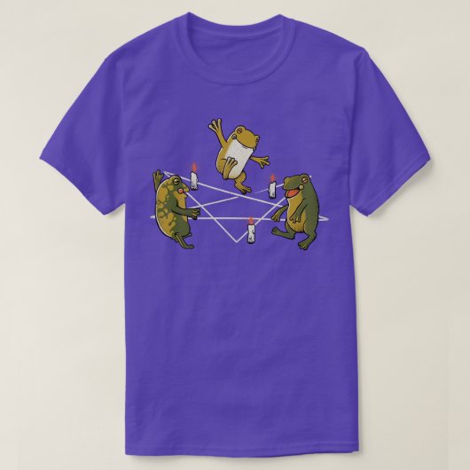 踊りフロッグペンタグラムバイトブフォンセカ Tシャツ (デザイン正面)
