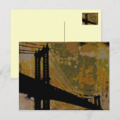 踊りブリッジ～はがきモダン ポストカード (正面/裏面)