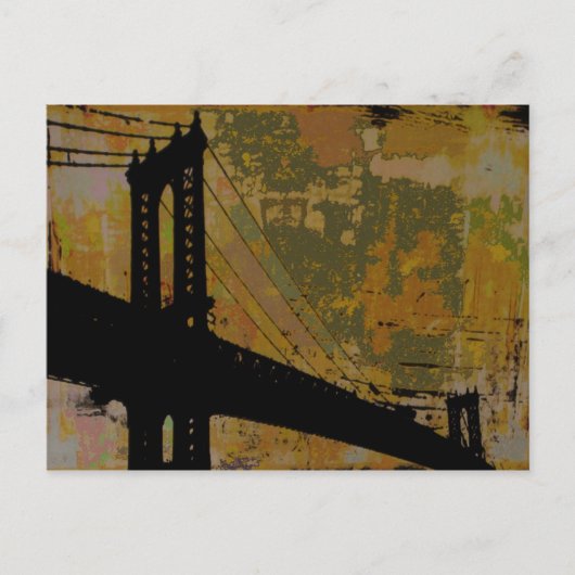 踊りブリッジ～はがきモダン ポストカード (正面)