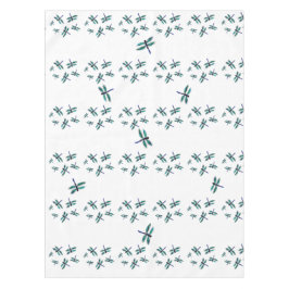 踊りブルートンボ模様 テーブルクロス