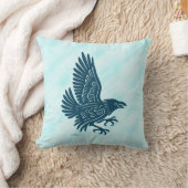 踊りブルーレイベン クッション (ブランケット)