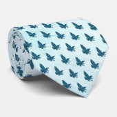 踊りブルーレイベン ネクタイ (ロール)