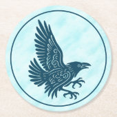 踊りブルーレイベン ラウンドペーパーコースター (正面)