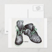 踊りブーツ ポストカード (正面/裏面)