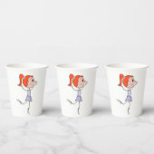 踊りプリンセスかわいいバレリーナスティックフィギュア 紙コップ