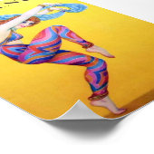 踊りプリント ポスター (角)