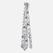 "踊りヘン"抽象デザインタイ ネクタイ (正面)