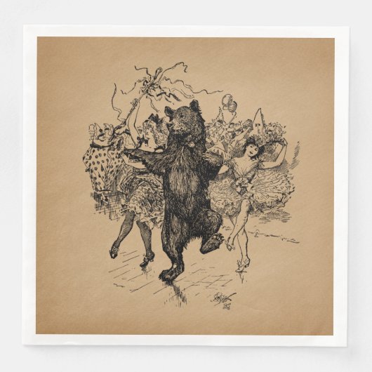 踊りベアヴィンテージサーカスアート (正面)