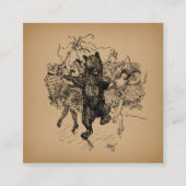 踊りベアヴィンテージサーカスアート エンクロージャーカード (正面)