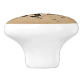 踊りベアヴィンテージサーカスアート セラミックノブ (側面)