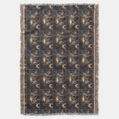 踊りベアーブランケットパーティー動物ブランケット スローブランケット (正面縦)